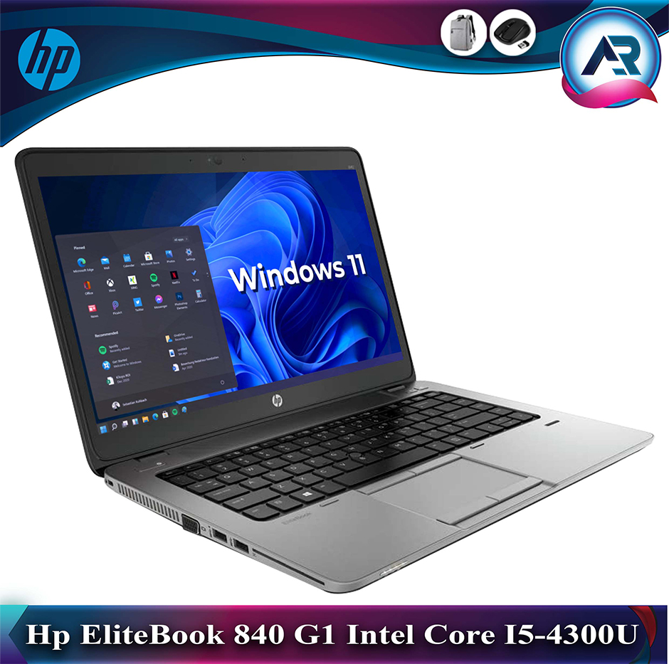HP ELITEBOOK 840 G1 I5 4300U (4TH GENERATION) 8GB DDR3L, 256GB SSD